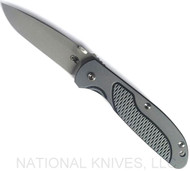Rick Hinderer Knives Firetac Spanto Knife Working Finish 20CV Blade WF L/S Gray-