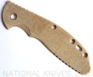 Rick Hinderer Knives SMOOTH Micarta Handle Scale - XM-24 - Natural