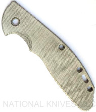 Rick Hinderer Knives SMOOTH Micarta Handle Scale - XM-24 - OD Green