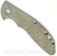 Rick Hinderer Knives TEXTURED Micarta Handle Scale - XM-24 - OD Green