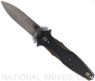 Rick Hinderer Knives Maximus Bayonet Grind Stonewash 20CV SW Bronze Black G-10