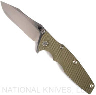 Rick Hinderer Knives Eklipse Spearpoint Knife Stonewash S45VN Blade SWBL L/S OD