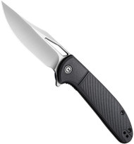 CIVIVI Ortis Flipper Knife C2013B Satin 9Cr18MoV Steel Blade Black FRN Handle