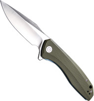 CIVIVI Baklash Flipper Knife C801A Satin 9Cr18MoV Blade OD Green G-10 Handle