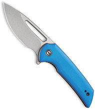 CIVIVI Odium Flipper Knife C2010C Stonewash D2 Steel Blade Blue G-10 Handle