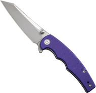CIVIVI P87 Flipper Knife C21043-2 Bead Blasted Nitro-V Steel Blade Purple G-10