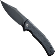 CIVIVI Sinisys Flipper Knife C20039-1 Black Stonewash 14C28N Blade Black G-10