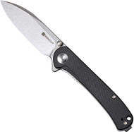 Sencut Scepter Folding Knife SA03B Stonewash 9Cr18MoV Steel Blade Black G-10