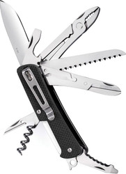 Ruike Knives M51-B Multitool 2.79" Blade 19 Functions Black G-10 Handle