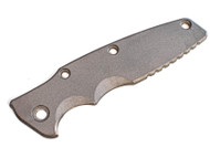 Rick Hinderer Knives SMOOTH Titanium Eklipse Handle Scale - Working Finish