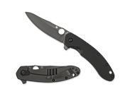 REFERENCE ONLY - Spyderco Southard Folder Flipper Knife C156GPBBK Black 204P Blade Black G-10