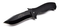 Emerson Knives CQC-15 BT Folding Knife, Black 3.9" Plain Edge 154CM Blade, Black G-10 Handle, Emerson "Wave" Opener