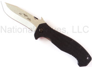Emerson Knives CQC-15 SF Folding Knife, Satin 3.9" Plain Edge 154CM Blade, Black G-10 Handle, Emerson "Wave" Opener