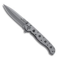 CRKT Spear Point M16-01T Folding Knife, 3-1/8" Plain Edge Blade, Titanium Handle