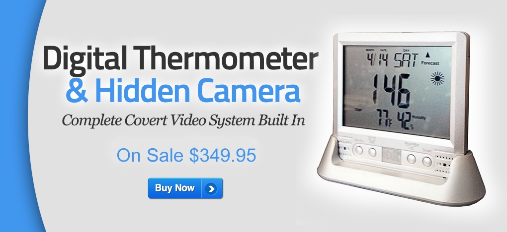 Check out this Digital Thermometer Hidden Camera