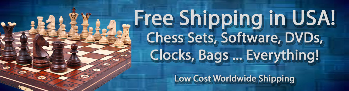 Free shipping: Chess Sets, Chess Boards, Chess Pieces, Chess Software- EVERYTHING!