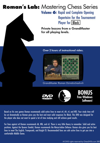 Roman's Lab 6: A Complete Opening Repertoire for Black - Chess Opening Video DVD