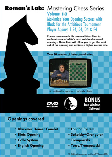 Roman's Lab 13: Maximize Your Opening Success with Black - Chess Opening Video DVD