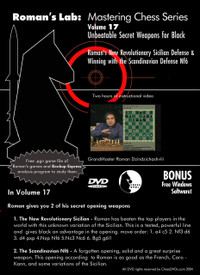 Roman's Lab 17: Unbeatable Secret Weapons for Black - Chess Opening Video DVD
