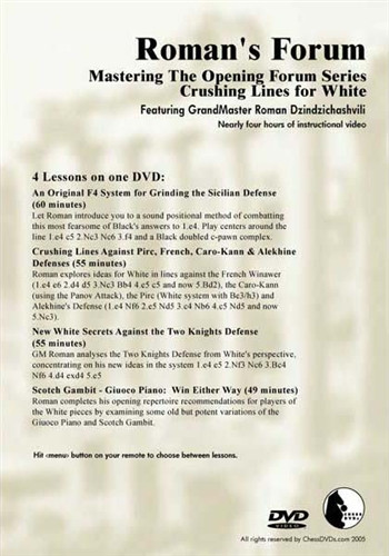 Roman's Forum 33: Crushing Lines for White - Chess Opening Video Download