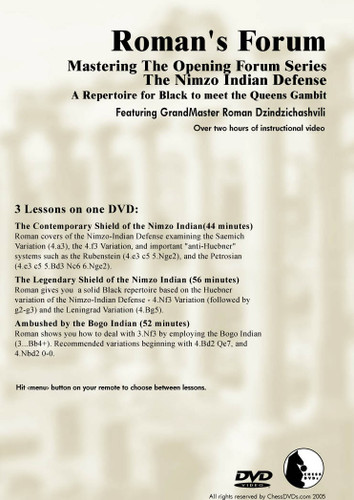 Roman's Forum 34: The Nimzo-Indian Defense - Chess Opening Video DVD