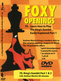 Foxy 79: How to Play the King's Gambit - Chess Opening Video DVD