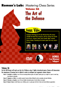 Roman's Chess Labs:  36, The Art of Defense DVD