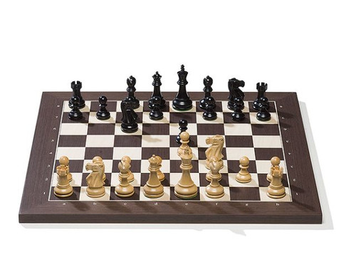 DGT e-Board with Classic Chess Pieces and Wenge Chess Board