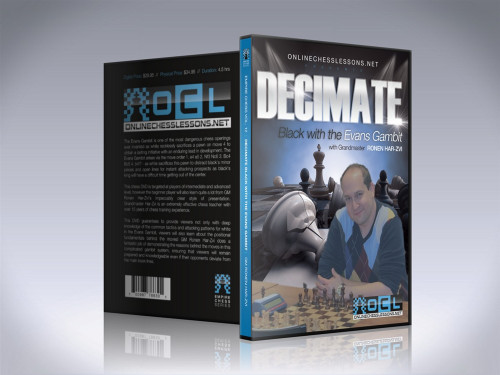 Empire Chess 12: Decimate Black with the Evans Gambit - Chess Opening Video DVD