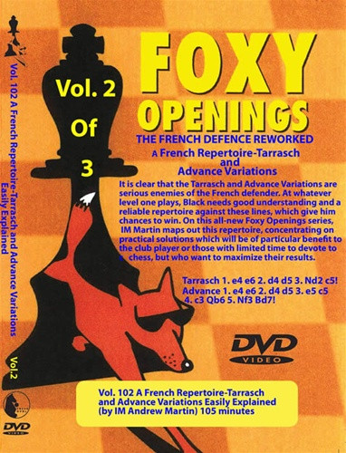 Foxy 102: The French Defense Reworked (Part 2) - Chess Opening Video DVD