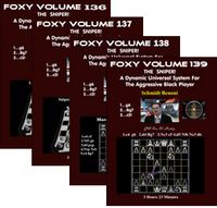 Foxy 136-139: The Sniper! A Universal Repertoire for Black (4 DVDs) - Chess Opening Video DVD