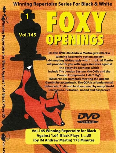 Foxy 145: A Winning 1.d4 d5 Repertoire for Black - Chess Opening Video DVD