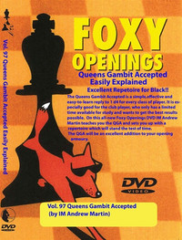 Foxy 97: The Queen's Gambit Accepted for Black - Chess Opening Video DVD