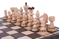 The Rakh- Unique Wood Chess Set, Board & Storage