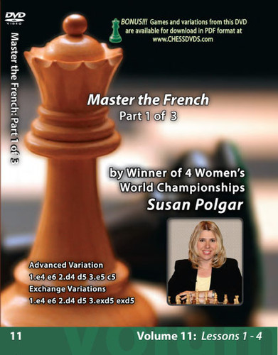 Susan Polgar: Mastering the French Defense (Part 1) - Chess Opening Video DVD