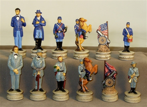 Civil War Generals Chess Pieces