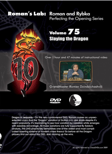Roman's Lab 75: Slay the Sicilian Dragon - Chess Opening Video DVD