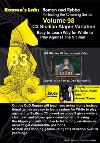 Roman's Lab 98: The 2.c3 Sicilian, Alapin Variation - Chess Opening Video Download