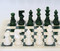 Alabaster Chess Set Green and White 1