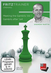  Meeting the Gambits, Vol. 1: Gambits after 1.e4 - Chess Opening Software on DVD