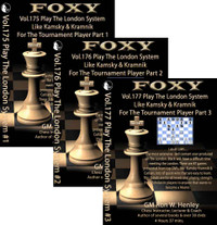 Foxy 175-177: Play the London System, Complete Set (3 DVDs) - Chess Opening Video DVD
