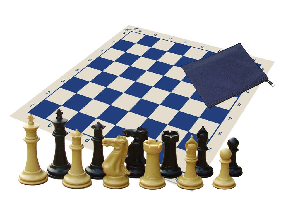 chess set pieces board