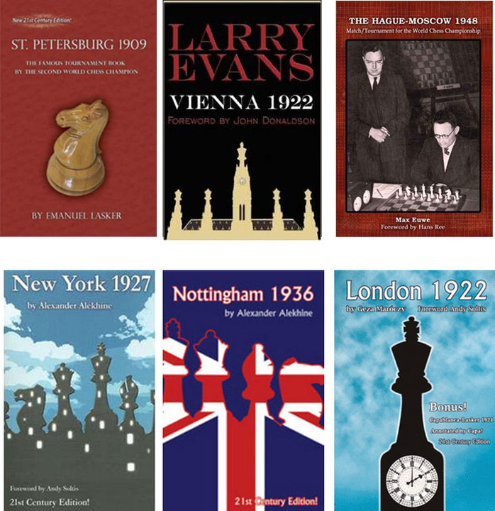 classic chess tournament books