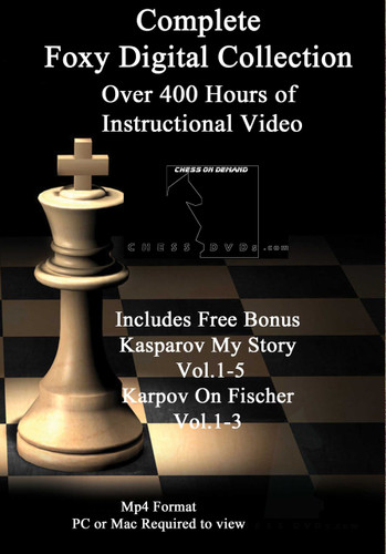 Foxy Chess Openings 196 VideoDownload Special - on Plus the Kasparov "My Story" 5 Volume Set and Karpov on Fische5 Volume Set Download