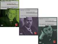 Master Class, Vol. 3, 4, 6: Alekhine, Capablanca, and Karpov  - Chess Biography Software DVD