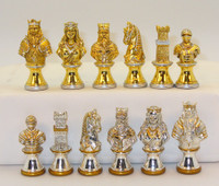 Chess Pieces: Camelot Metal Chess Pieces 3" King 