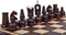  The Zhiva Chess Set, Hand crafted d Wooden Chess Pieces and Chess Board with Chess Piece Storage dark pieces