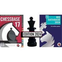 ChessBase 17 Starter Package EDITION 2024 and Chess King Flash Drive - Database Management Software DVD