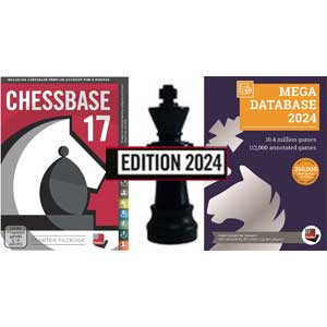 ChessBase 17 Mega Package a EDITION 2024 nd Chess King Flash Drive - Database Management Software DVD,