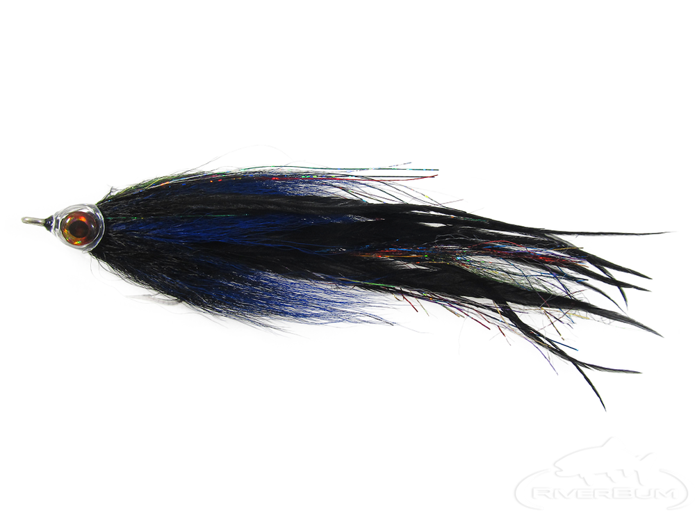 Devil's Tickler Blue Black - Pike & Musky Flies | RiverBum.com